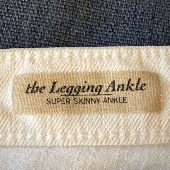 NWOT AG The Legging Ankle Supper Skinny White Jean. Size 30R. - Picture 15 of 15